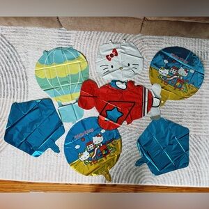 ✨2 for 10$✨ Hello Kitty Themed Foil Balloons - Kids Birthday Party Decorations